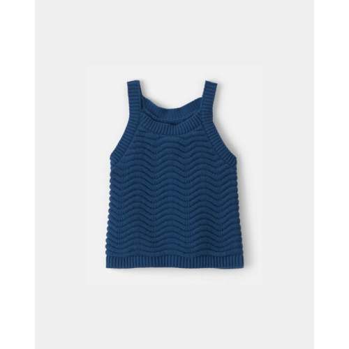 Baby Girl Sweater Knit Tank Top - Navy - OshKosh B'gosh | Carter's