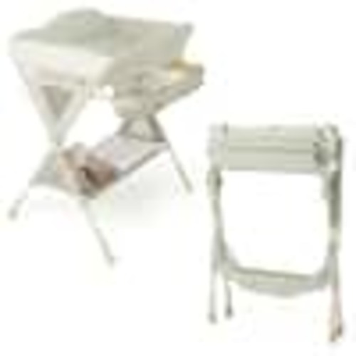 Bunpeony Green Folding Baby Diaper Changing Table with Water Basin and Wheels HD015QUHY434-G