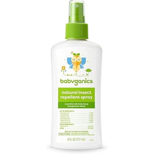 Babyganics Natural Insect Repellent, 6 oz, Packaging May Vary