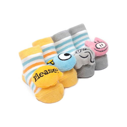 Mo Willems Baby Rattle Socks (2-pack)