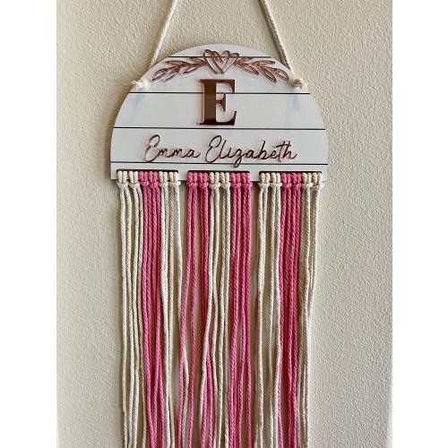 Personalized Bow Holder
