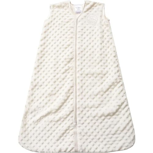 HALO Sleepsack Wearable Blanket, Velboa, Cream Plush Dots, Large
