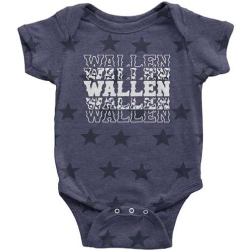Wallen Country Music Western Infant One-Piece Bodysuit, Soft Cotton