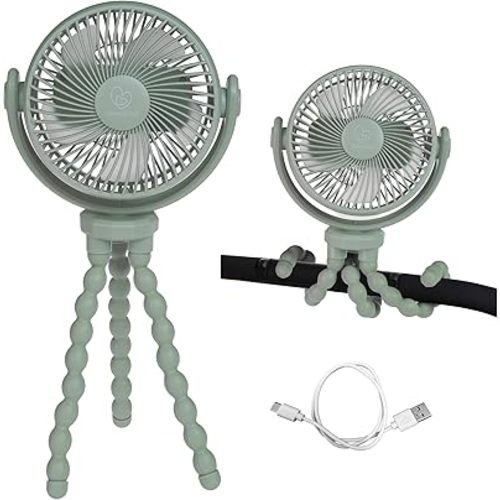 Dreambaby Portable Stroller Fan - USB Rechargeable with 3 Speeds