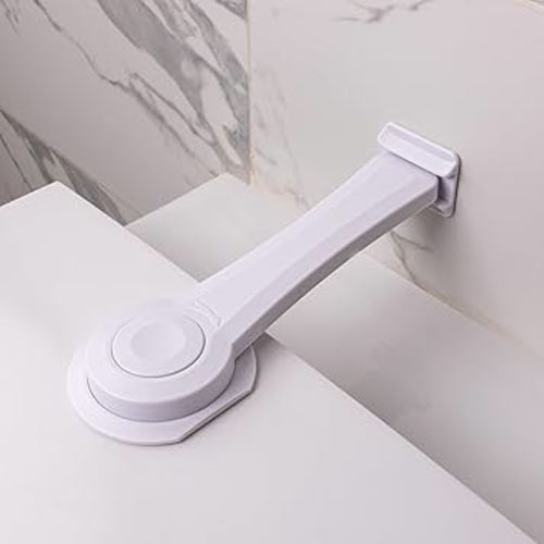 2-Pack Toilet Locks Baby Proof - Toilet Seat Locks for Toddlers with Adhesive - Toilet Latches Child Safety - No Tools Required