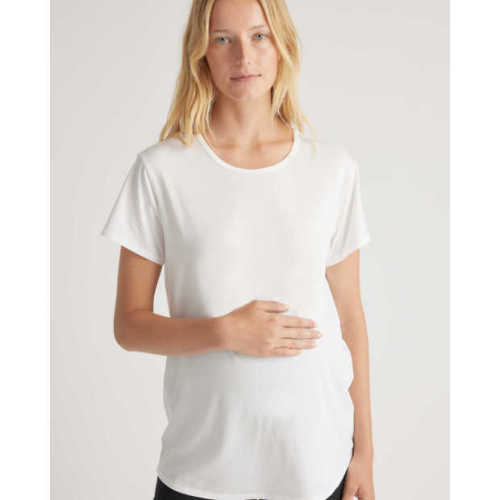 Quince Cotton Modal Maternity Crewneck Tee 2-Pack