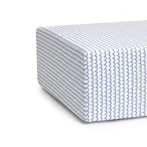 Luxe Premium Percale La Mer Crib Sheet