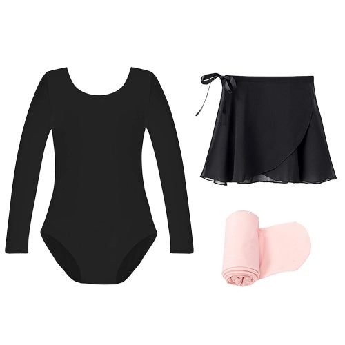 Stelle Ballet Leotards for Girls Toddler Dance Dress Outfit Combo with Skirt and Tights (Toddler/Little Kid/Big Kid)