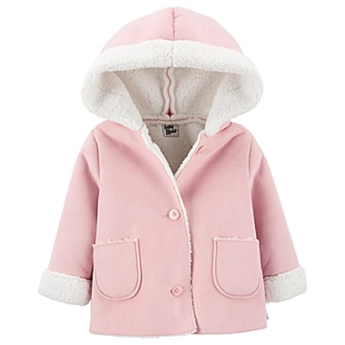 OshKosh B'gosh® - 18 Months Sherpa-Lined Coat in PinkOshKosh B'gosh®