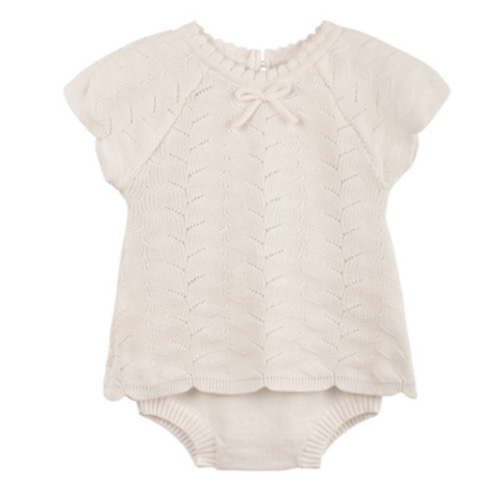 Girls Lacy Knit Set I Baby 2-Piece White Knit Set | Feltman Brothers