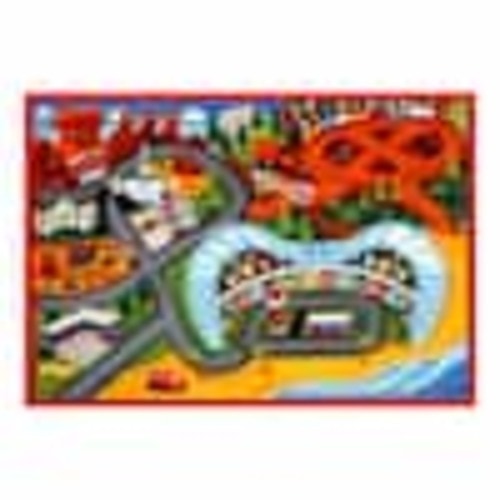 Disney Pixar Cars 3-Road Play Youth Digital Printed 4 ft. x 6 ft. Juvenile Indoor Area Rug 46915