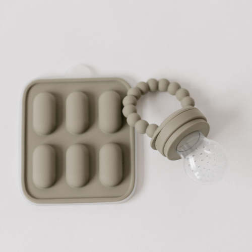Silicone Fruit Feeder & Ice Tray Set – HoneyBug