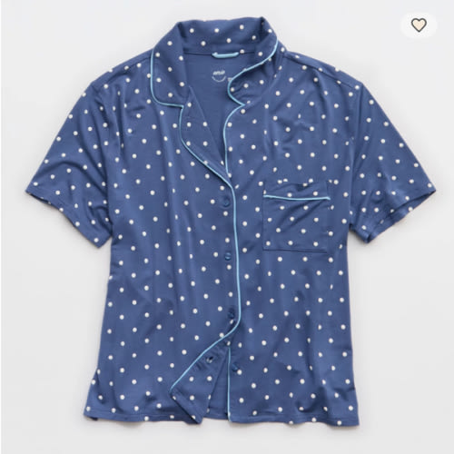 Aerie Real Soft® Short Sleeve Pajama Shirt