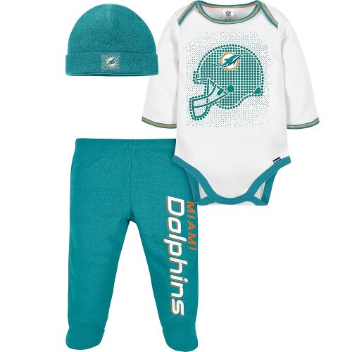 Gerber Unisex Baby NFL Team Footed Pant and Bodysuit Gift Set