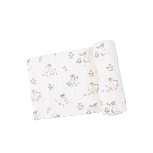 Stretch Swaddle, Flower Ducklings