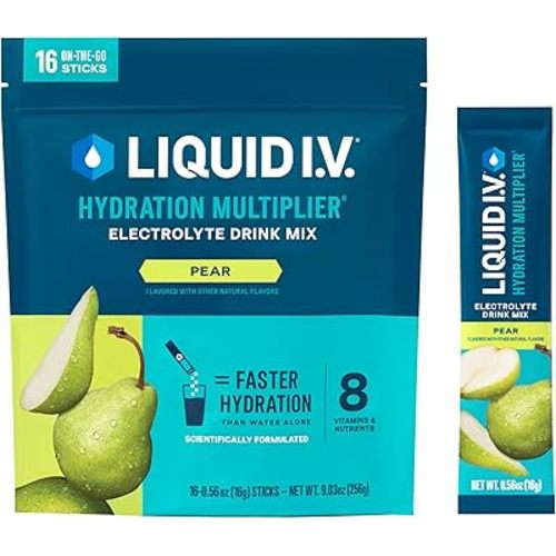 Liquid I.V.® Hydration Multiplier - Pear | Electrolyte Powder Drink Mix | 1 Pack (16 Servings)