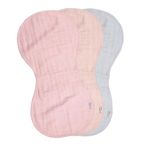 100% Certified Organic Cotton Muslin Burp Cloths