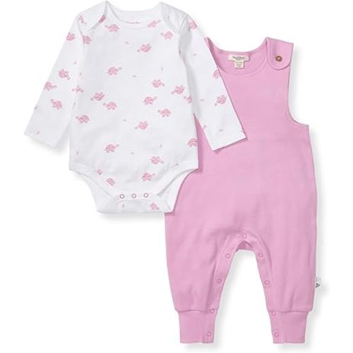 Burt's Bees Baby Unisex Bodysuit and Pant Set, 100% Organic Cotton