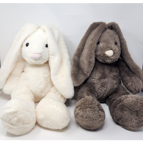 New Embroidered Large Easter Bunny Rabbit Plush Stuffy Stuffed Animal