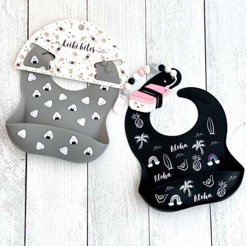 Keiki Bites | Silicone Bucket Bib