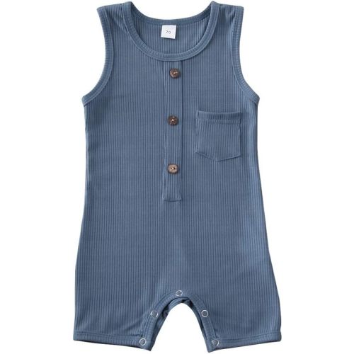 Newborn Summer Baby Boy Girl Rompers Bodysuit Jumpsuit Playsuit One Piece Outfit Clothes