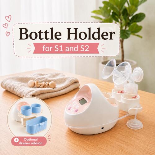 Bottle Holder for Spectra Breast Pump - Fits All S1 S2 Versions - Organize Your Space and Simplify Your Pumping Journey - Functional Design