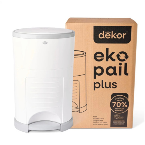 Diaper Dekor Eko Plus Diaper Pail - White