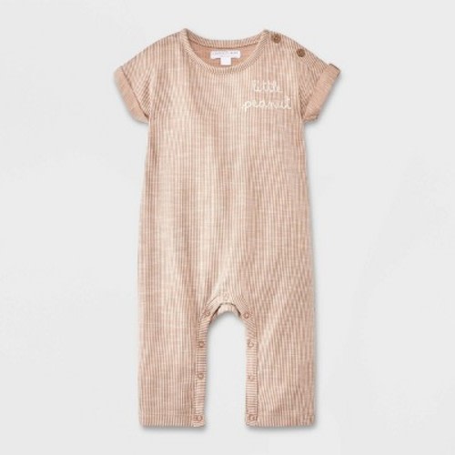 Grayson Mini Baby Boys' Little Peanut Romper - Brown 6-9M