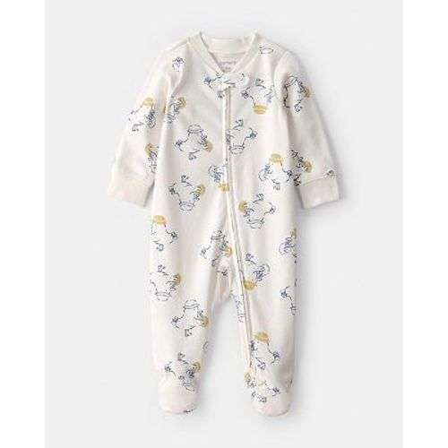 Baby Carter's Duck 2-Way Zip Cotton Sleep & Play Pajamas