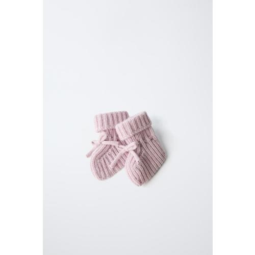 CASHMERE BOOTIES - Pink | ZARA United States