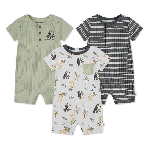 HUGGIES unisex-baby Multi-pack Short Sleeve Romper
