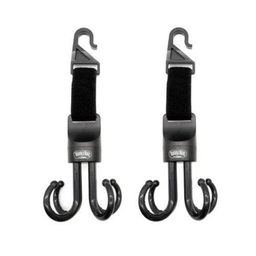 Toddleroo by North States Super Swivel Hooks for Car or Stroller - 2pk - Black: Baby Gear Accessory