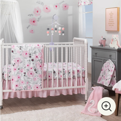 Blossom 3-Piece Crib Bedding Set