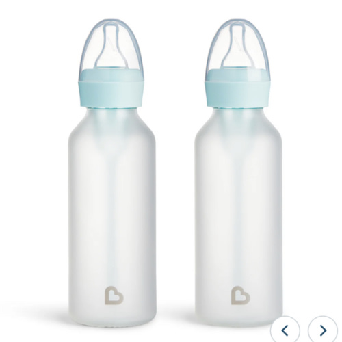 Bond® Silicone Glass Bottle 8oz, 2pk | Munchkin