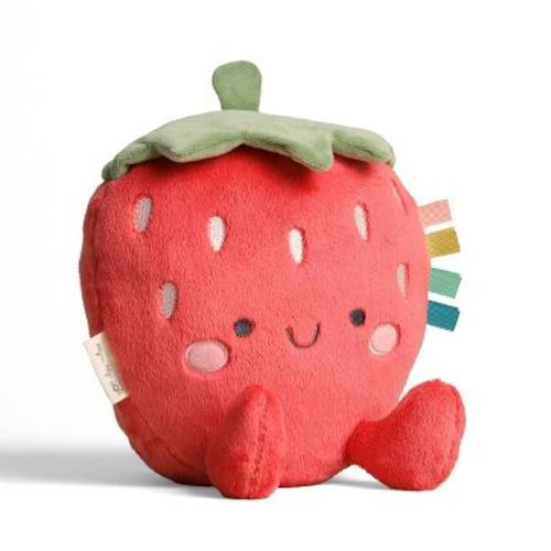 Itzy Ritzy Sweetie Snuggles Plush Stuffed Animal - Strawberry