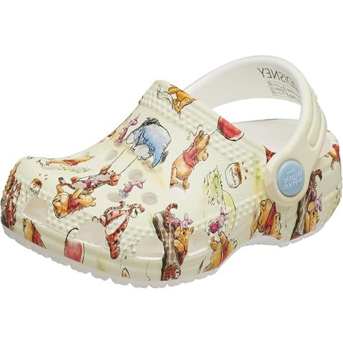 Crocs Unisex-Child Infant Littles Clogs, Baby Shoes for Girls and Boys, Winnie The Pooh, 2-3 Infant
