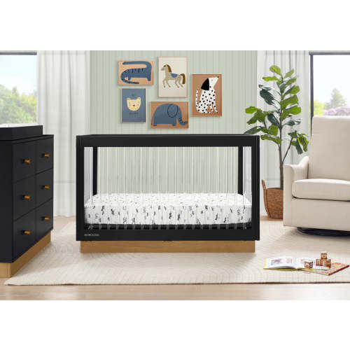 James Acrylic 4-in-1 Convertible Crib - Delta Children