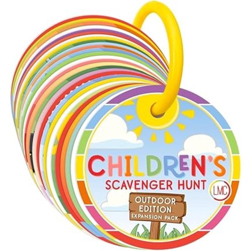 Children's Scavenger Hunt: Outdoor Edition | Toddler Activities | Games for 2, 3 Year Old's & Up | Kids Educational Scavenger Hunt Cards (Expanded Version)