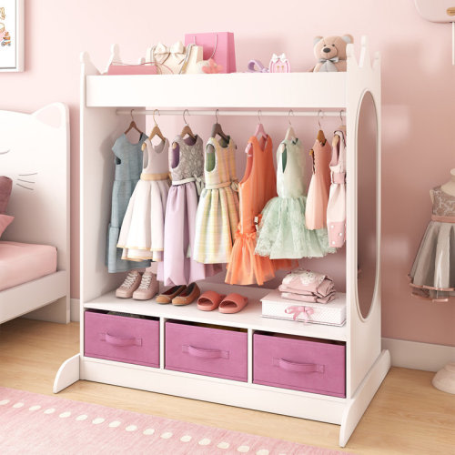Viv + Rae™ Haught Kid Armoire & Reviews | Wayfair