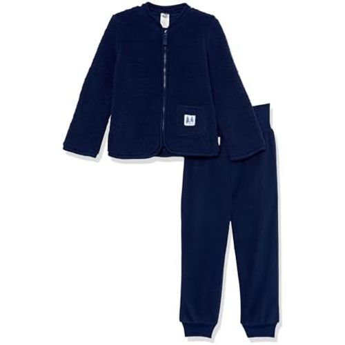 Gerber Baby Boys' Toddler Sherpa Jacket & Jogger Pant Set