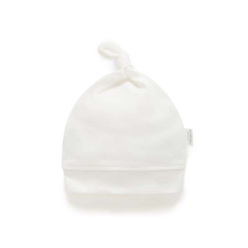 Knot Hat - Vanilla  - Purebaby