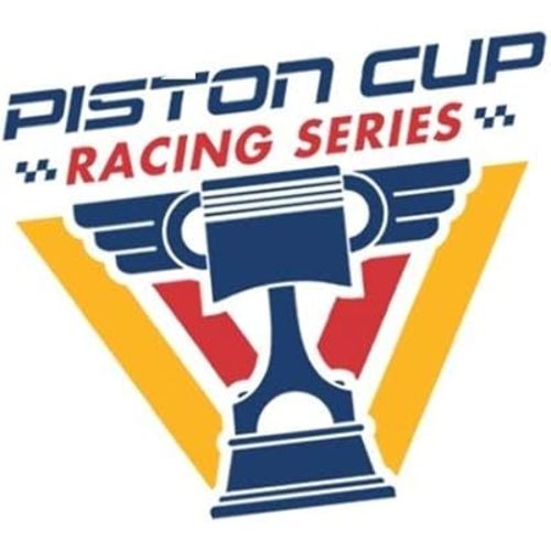 4 Inch Piston Cup Lightning McQueen Wall Decal Sticker 95 Disney Pixar Cars 3 Movie Removable Peel Self Stick Adhesive Vinyl Decorative Art Room Home Decor Kids Room Racing Decor 4 by 3 1/2 inch C