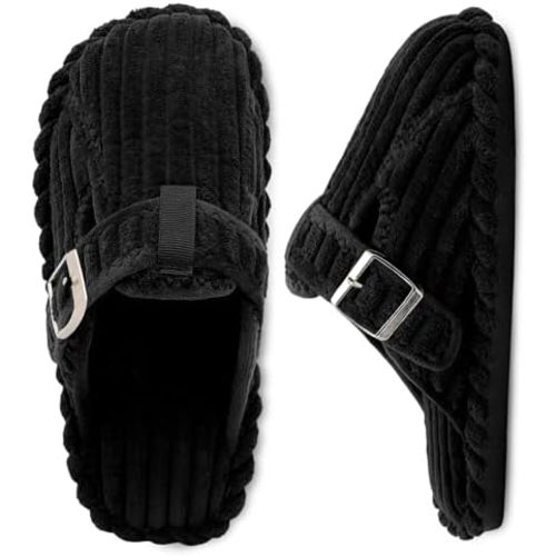 XIHALOOK Womens Slippers Adjustable House Shoes Memory Foam Comfy Soft Slippers Slip On Clogs for Indoor Outdoor