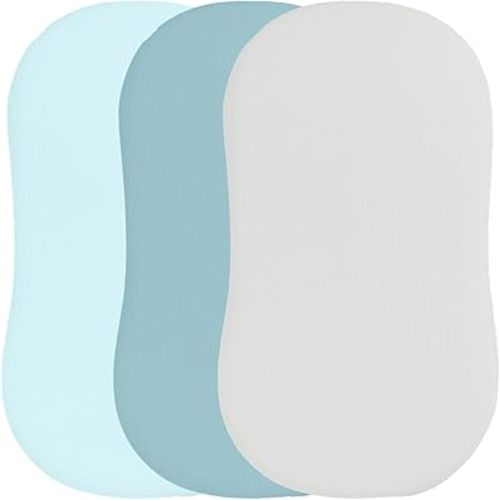 3 Pack Baby Infant Lounger Cover, Soft, Breathable, Perfect Fit for Newborns, Compatible with Snuggle Me–Style Newborn Loungers