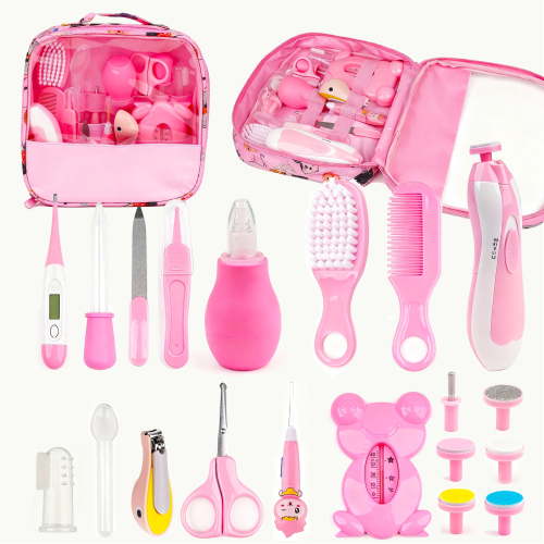 20 in 1 Baby Grooming Kit, Electric Nail File Trimmer Baby Essentials, Newborn Essentials Must Haves Kits with Hair Brush Comb for Newborn Infant Toddlers Baby Boys Girls Kids,Baby Shower Gifts