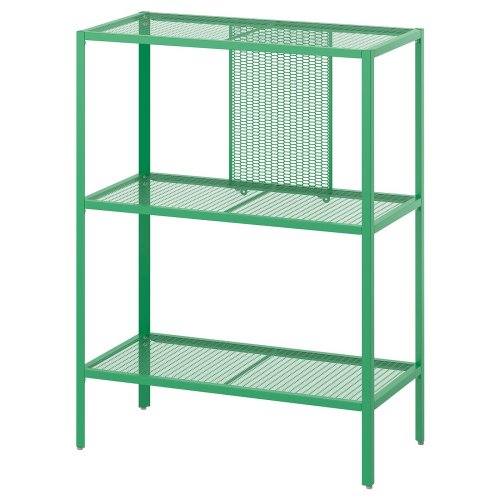 BAGGEBO Shelf unit - bright green 23 5/8x11 7/8x31 1/2 "