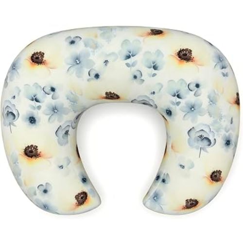 Nursing Pillow and Body Positioner for Breast Feeding and Bottle Feeding, Ultra Soft Breastfeeding Pillows with Removable Pillow Cover (Sunlist Sunflowers)