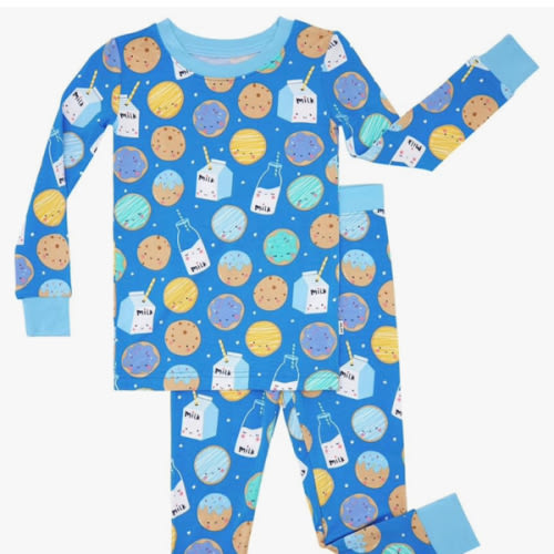 Little Sleepies Two-Piece Pajama Set for Boys & Girls, Soft Viscose from Bamboo Toddler Pajamas for Kids, Family Matching PJs