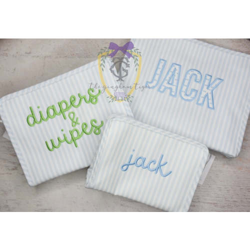 Pimlico Blue Stripe TRVL Design Roadie