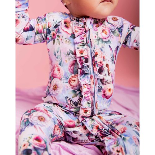 Rose From The Dead Convertible Ruffle Romper